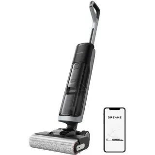 Aspirateur Eau et Poussire sans Fil Dreame H14 pro, 18 kPa, Design Plat 180, Nettoyage de la Brosse 60 C, Schage en 5min