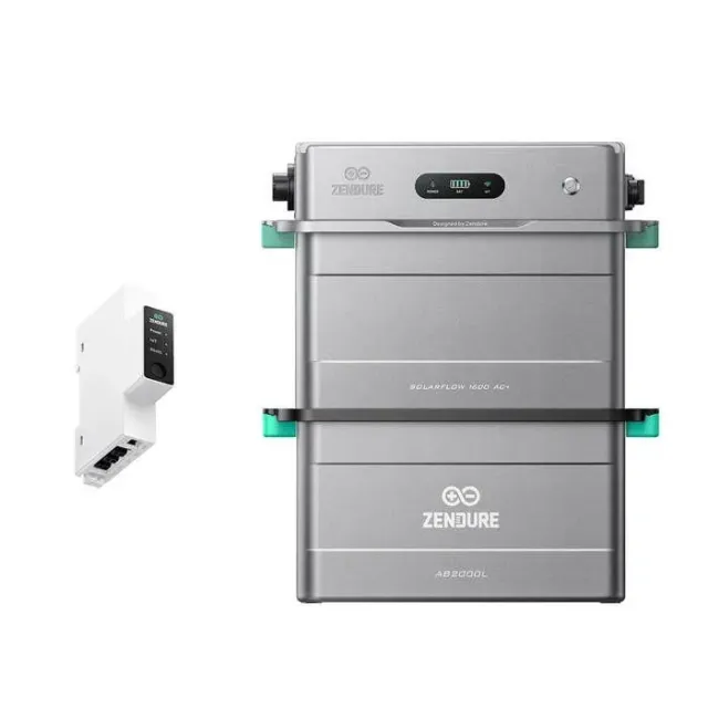 Zendure SolarFlow 1600 AC+ - Stockage énergétique solaire 1600W, 1,92-11,52kWh, Plug & Play, avec compteur 3CT-S, AB2000L