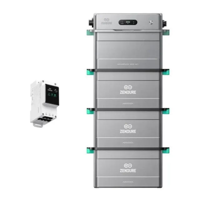 Zendure SolarFlow 1600 AC+ - Stockage énergétique solaire 1600W, 1,92-11,52kWh, Plug & Play, avec compteur 3CT, 3xAB2000L