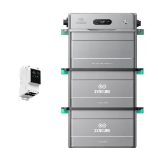 Zendure SolarFlow 1600 AC+ - Stockage énergétique solaire 1600W, 1,92-11,52kWh, Plug & Play, avec compteur 3CT, 2xAB2000L