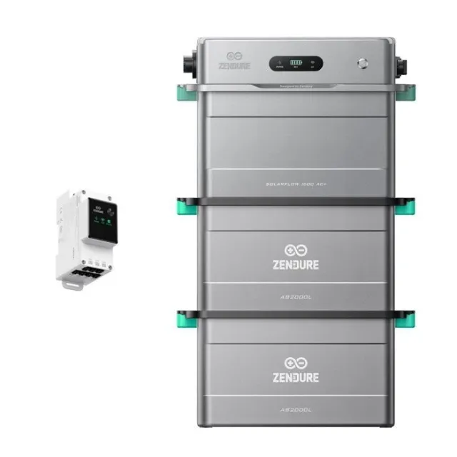 Zendure SolarFlow 1600 AC+ - Stockage énergétique solaire 1600W, 1,92-11,52kWh, Plug & Play, avec compteur 3CT, 2xAB2000L