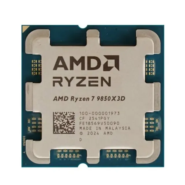 Processeur - AMD - Ryzen 7 9850X3D - 8 cœurs/16 threads - 5,6 GHz - 96 Mo 3D V-Cache