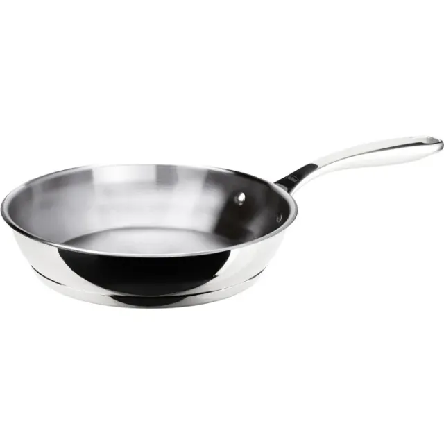 Poêle - INOXIBAR - Ø 28 cm - Manche ergonomique - Tous feux dont induction - Inox