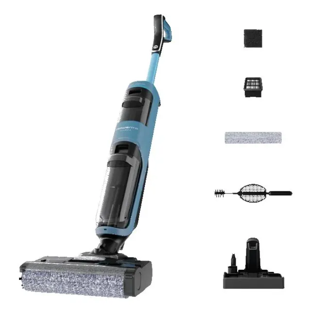 Rowenta X-Clean 2, Aspirateur laveur sans fil, Nettoyage 2-en-1, Auto-nettoyage, GZ2271E0