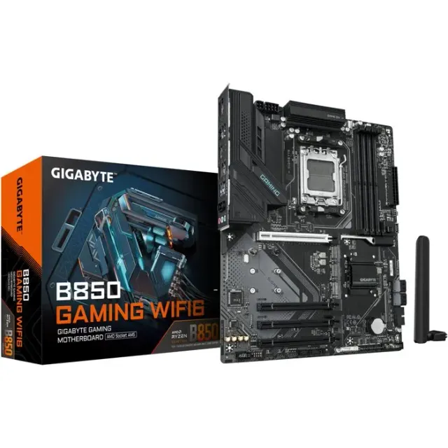 Carte mère - GIGABYTE - B850 GAMING WF6 - Format ATX - Chipset AMD B850 - DDR5 & PCIe 5.0 - WiFi 6