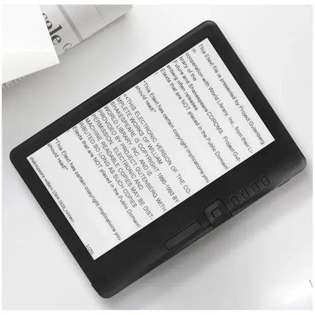 Liseuse ebook 7 pouces couleur, 16GB, écran TFT, lecteur multimédia, livre numérique, musique, vidéo, cadeau apprentissage, stockage