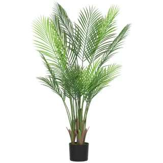 Plante artificielle intérieure - HOMCOM - pot en plastique et flocage - 120 cm - vert