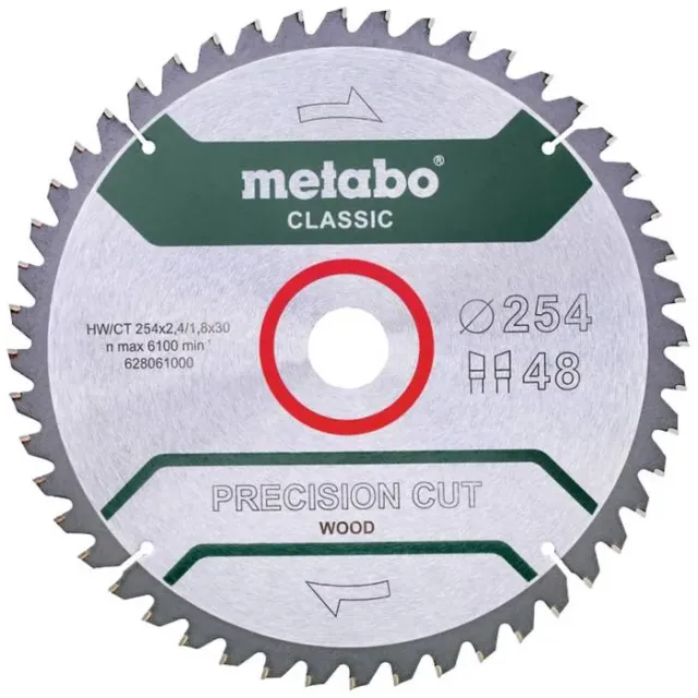 LAME DE Scie a ONGLETS ET RADIALE - "PRECISION CUT" 254 MM 48 DENTS pour KGS 254 M
