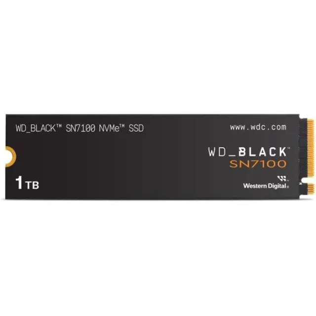 WESTERN DIGITAL - WDS100T4X0E - SSD Interne - Black - SN7100 - NVMe - 1 To - jusqu’à 7 250 Mo/s en lecture