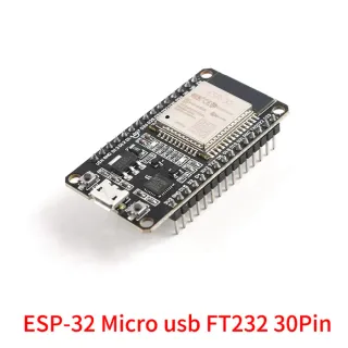 Carte de développement ESP32 DevKit V1 ESP-WROOM-32 FT232, 30 broches, Wi-Fi Bluetooth, Micro-USB, compatible Arduino IDE