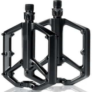Pédales de Vélo, Pédale VTT en Alliage d'Aluminium, Universelles Pedale VTT Pédales de Vélo, Pédales de Vélo 9/16 Roulementsa