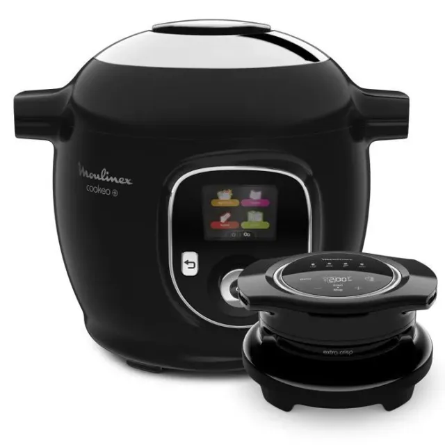 Moulinex Cookeo+ avec Extra Crisp, Multicuiseur, 6 modes de cuisson, 4 modes air fryer, CE85X8F0