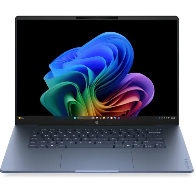 PC Portable HP OmniBook 5 16-bf0017nfx - Windows 11 - 16" 2K OLED - Snapdragon X X1-26-100 - RAM 16Go - Stockage 512Go - Aluminium